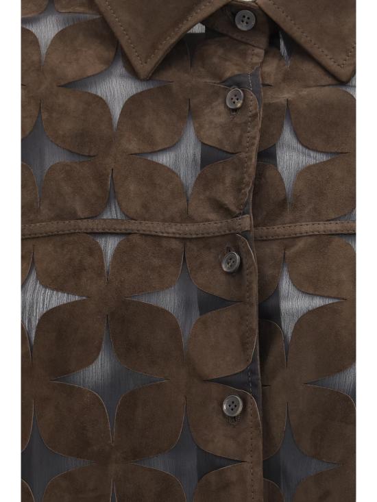 26SS SWORD 6.6.44 셔츠 SE268384LASSUE C156 BROWN - OTHER BRANDS