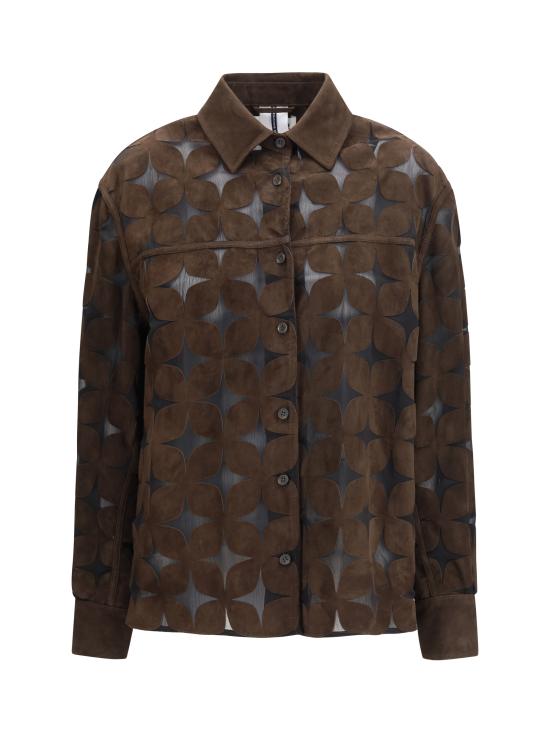 26SS SWORD 6.6.44 셔츠 SE268384LASSUE C156 BROWN