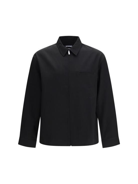 26SS 자크뮈스 긴팔 셔츠 SHM00576AW00739 990 BLACK