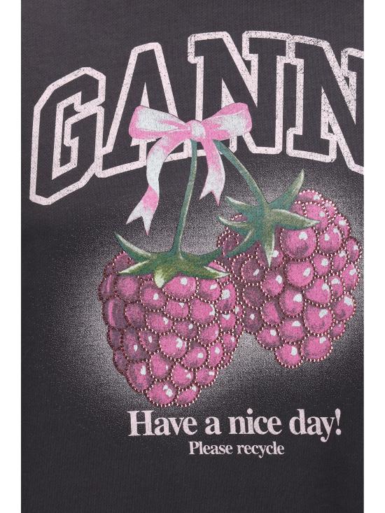 26SS 가니 후드 티셔츠 A1060076 252 GREY - GANNI