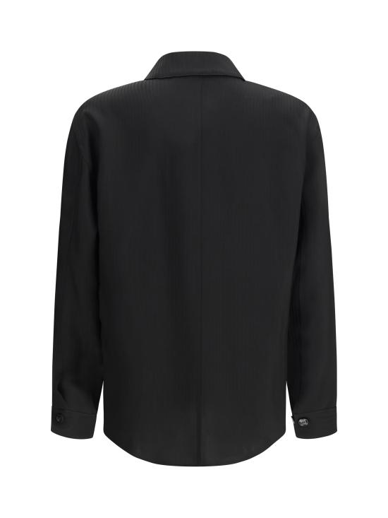 26SS 조르지오 아르마니 긴팔 셔츠 GM003421TE20683 UC001 BLACK - GIORGIO ARMANI