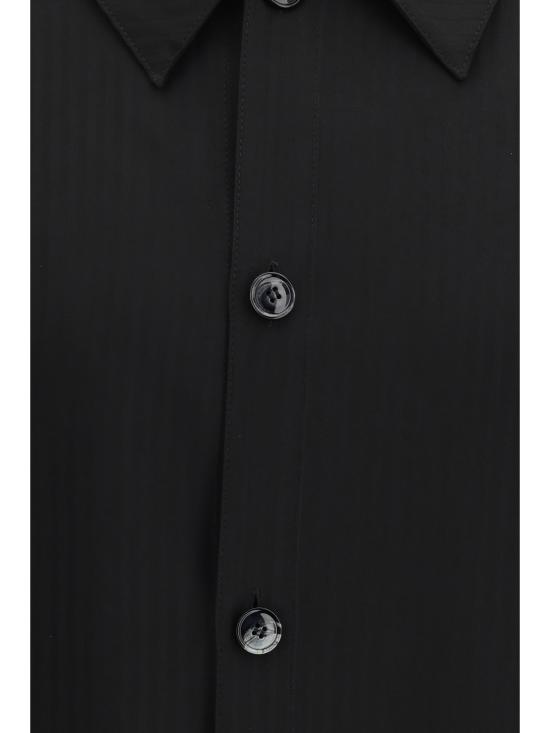 26SS 조르지오 아르마니 긴팔 셔츠 GM003421TE20683 UC001 BLACK - GIORGIO ARMANI