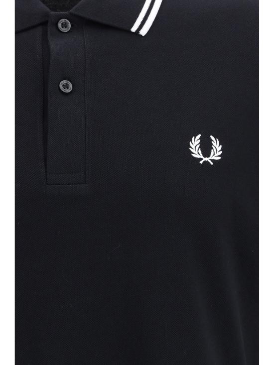26SS 프레드페리 폴로 티셔츠 M3600P 350 BLACK - FRED PERRY