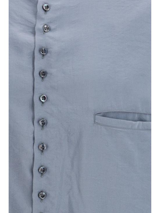 26SS 조르지오 아르마니 긴팔 셔츠 GM003501TE10081 U9327 GREY - GIORGIO ARMANI