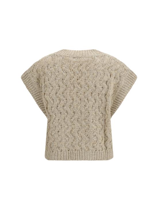 26SS 브루넬로 쿠치넬리 스웨터 MEA371112 CBU80 BEIGE - BRUNELLO CUCINELLI