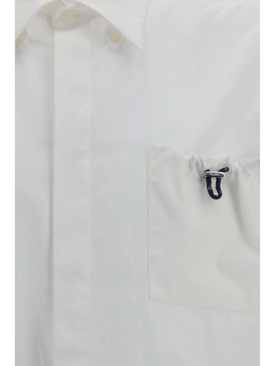 26SS 펜디 긴팔 셔츠 FS1365AYXG F0QA0 WHITE - FENDI