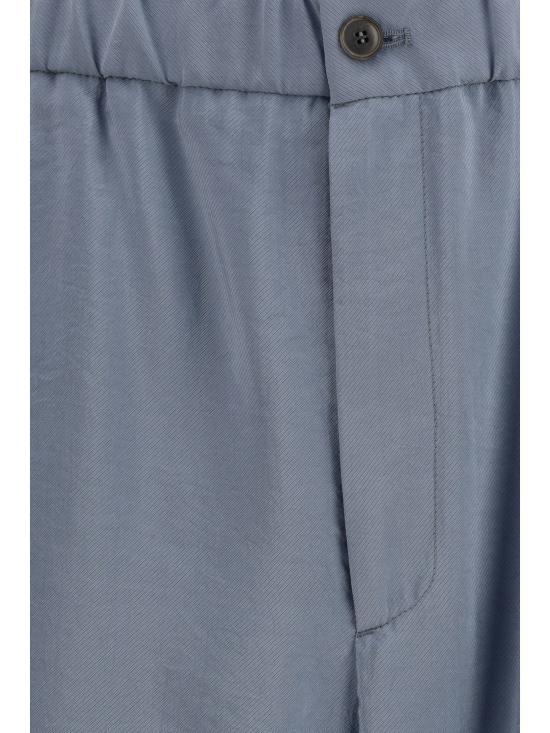 26SS 조르지오 아르마니 스트레이트 팬츠 GM003240TE10081 U9327 GREY - GIORGIO ARMANI