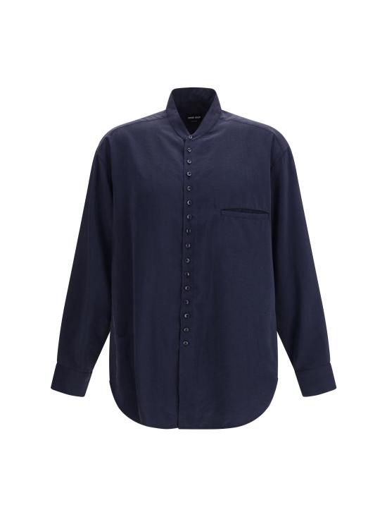 26SS 조르지오 아르마니 긴팔 셔츠 GM003501TE10081 UB102 BLUE