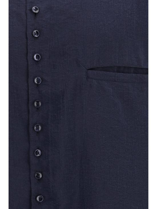 26SS 조르지오 아르마니 긴팔 셔츠 GM003501TE10081 UB102 BLUE - GIORGIO ARMANI