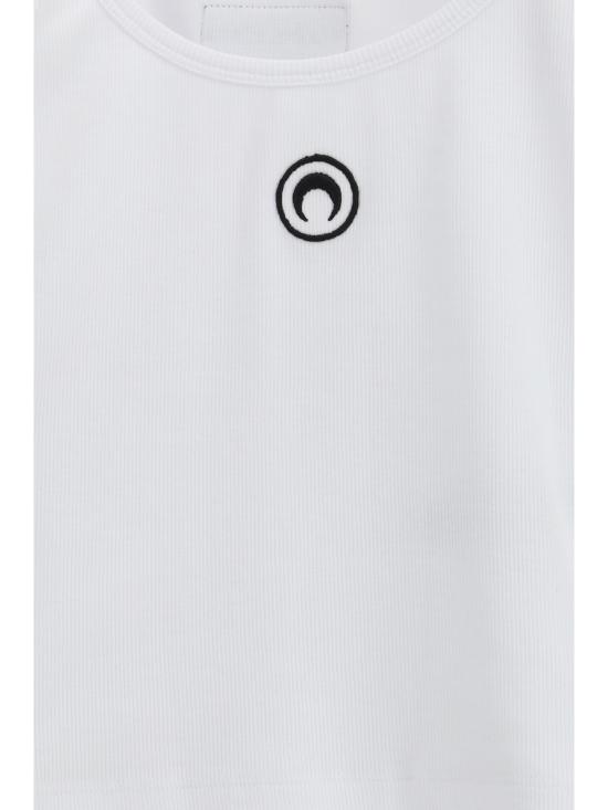 26SS 마린세르 반팔 티셔츠 WTO507ACJER0011 WH10 WHITE - MARINE SERRE