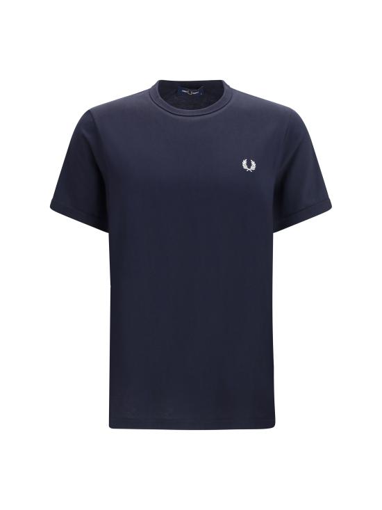 26SS 프레드페리 반팔 티셔츠 M3519 608 BLUE