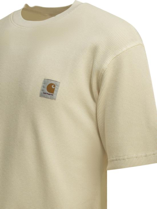 26SS 칼하트 WIP 숏슬리브 넬슨 와플 티셔츠 I03618505 GD White - CARHARTT WIP