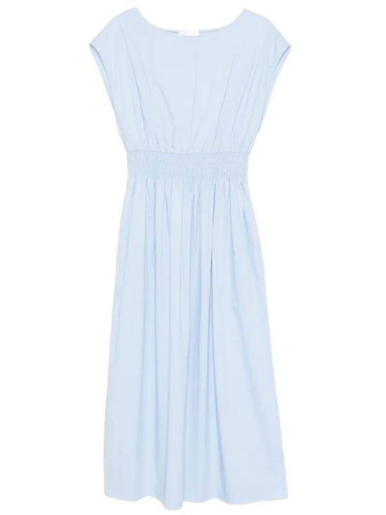 26SS 로베르토 콜리나 미디 원피스 A51033 14 AZZURRO