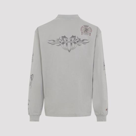 26SS 발렌시아가 반팔 티셔츠 744449 TUVJ2 2967 CEMENT GREY - BALENCIAGA