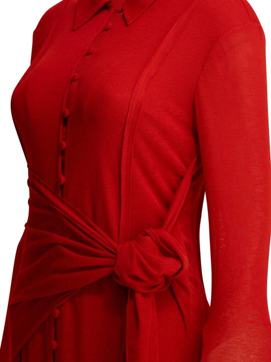 26SS 가니 원피스 A103048406P Red - GANNI