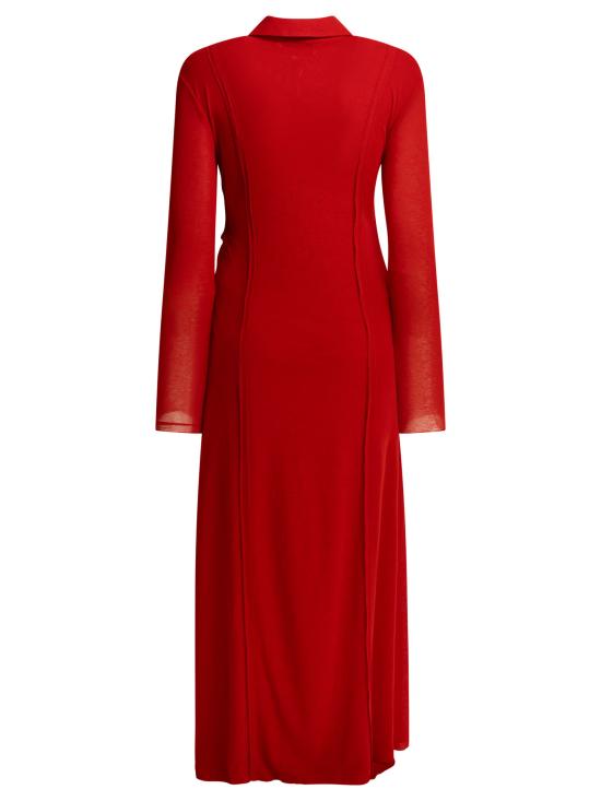 26SS 가니 원피스 A103048406P Red - GANNI