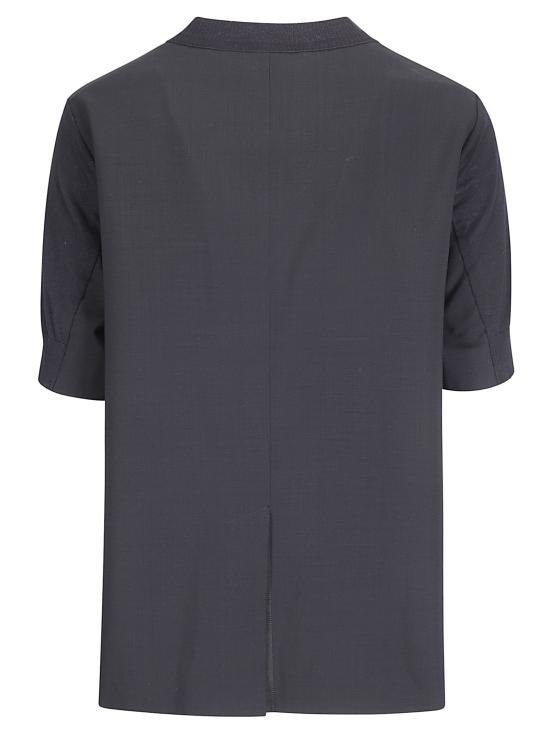 26SS 사카이 후드 티셔츠 2608437 001 BLACK - SACAI