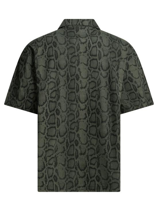 26SS 칼하트 WIP 숏슬리브 스네이크 카모 셔츠 I0362753QA GD Green - CARHARTT WIP