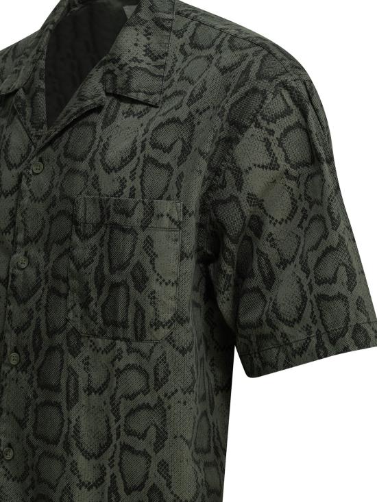 26SS 칼하트 WIP 숏슬리브 스네이크 카모 셔츠 I0362753QA GD Green - CARHARTT WIP