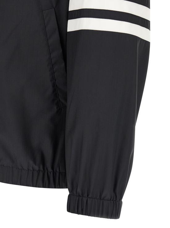 26SS 톰브라운 샤이니 립스탑 래글런 4바 트랙 재킷 MJU583CF1095415 Blue - THOM BROWNE