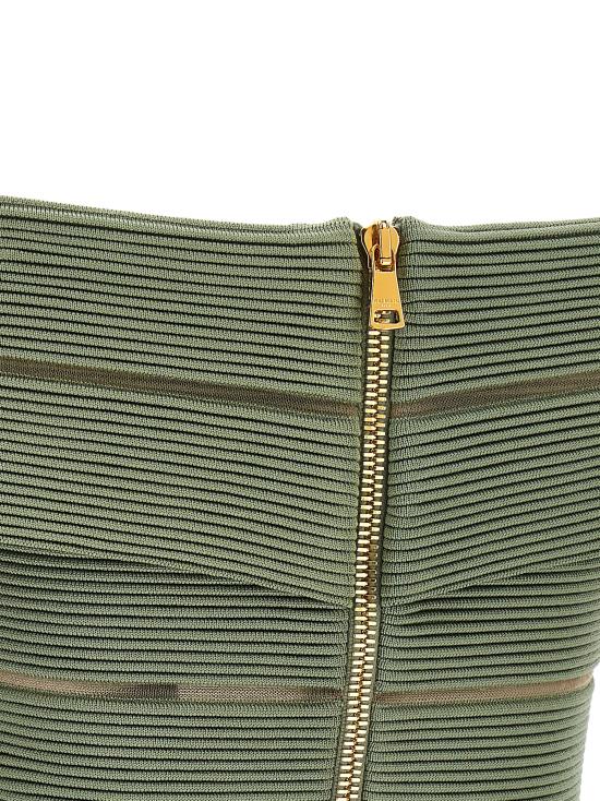 26SS 발망 이브닝 티셔츠 GF0AB580KJ757EU Green - BALMAIN