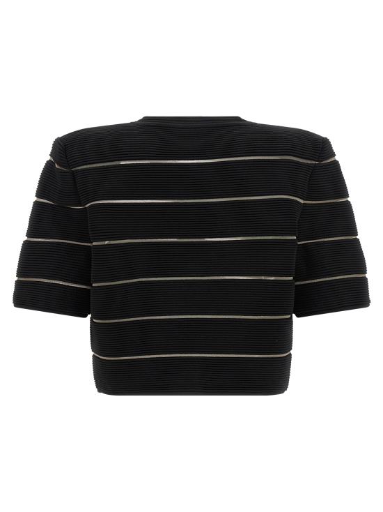 26SS 발망 가디건 GF0KL285KJ750PA Black - BALMAIN