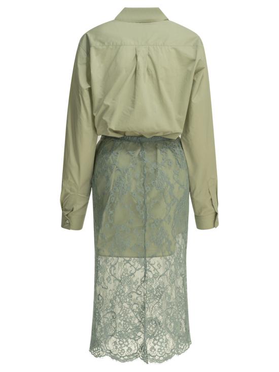 26SS 아크네 스튜디오 원피스 A20912CRW Green - ACNE STUDIOS