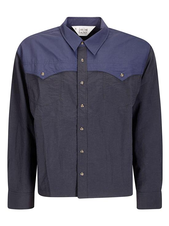 26SS 브레인데드 긴팔 셔츠 P26T24004895 BLACK