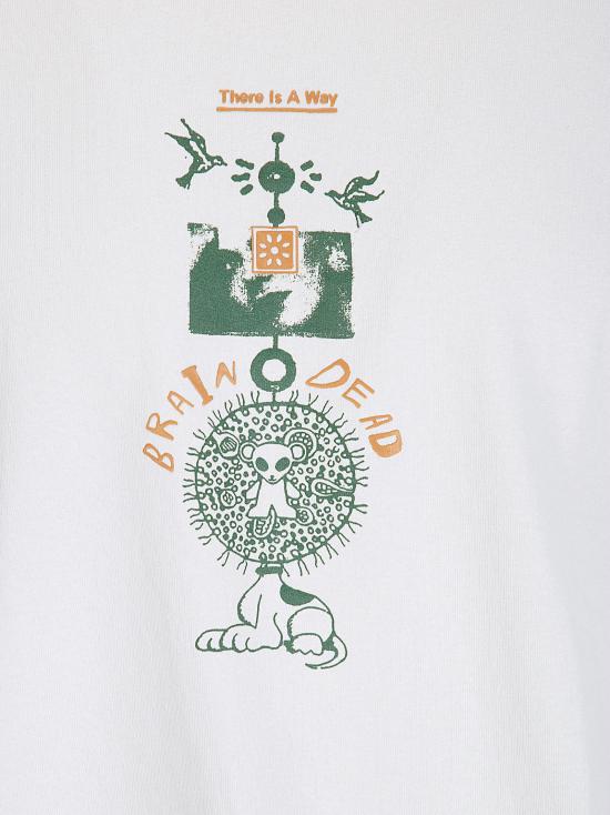 26SS 브레인데드 반팔 티셔츠 P26T00005064 GREY - BRAIN DEAD