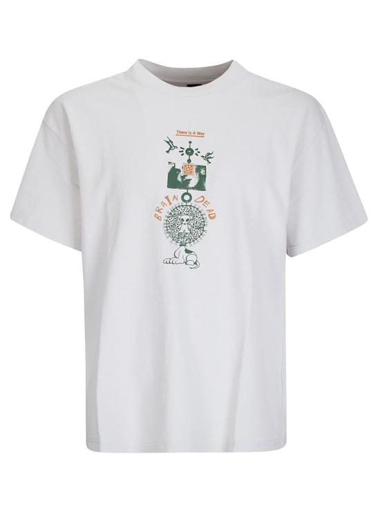 26SS 브레인데드 반팔 티셔츠 P26T00005064 GREY