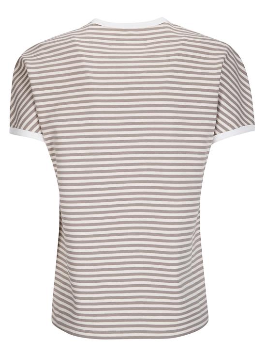 26SS MM6 메종마르지엘라 반팔 티셔츠 S62GD0212M20221 001F Beige Off White - MM6 MAISON MARGIELA