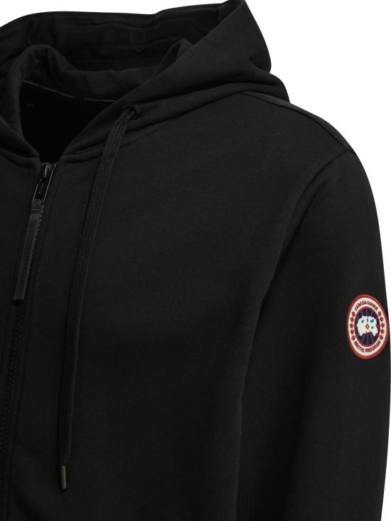 26SS 캐나다구스 긴팔 티셔츠 HURON FULL ZIP HOODY7401M9061 Black - CANADA GOOSE