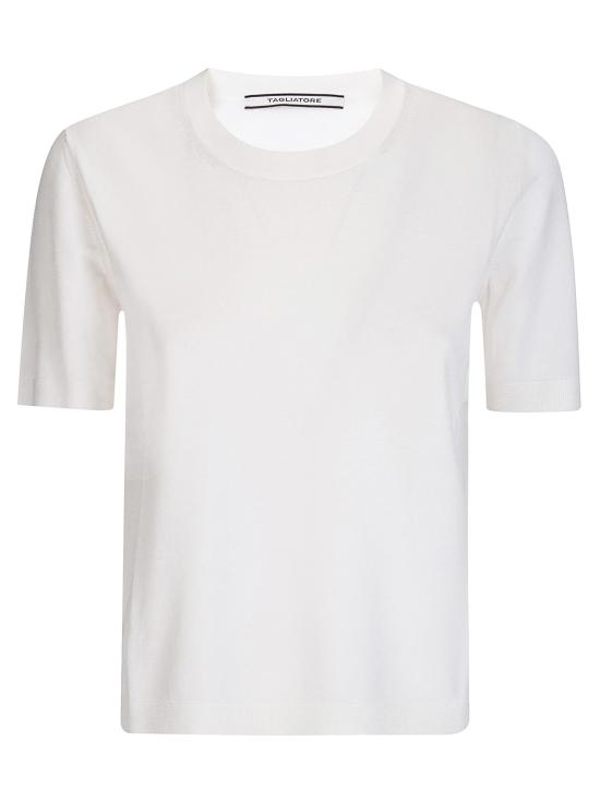 26SS 딸리아토레 반팔 티셔츠 AURAGSE26D8002 800 BIANCO