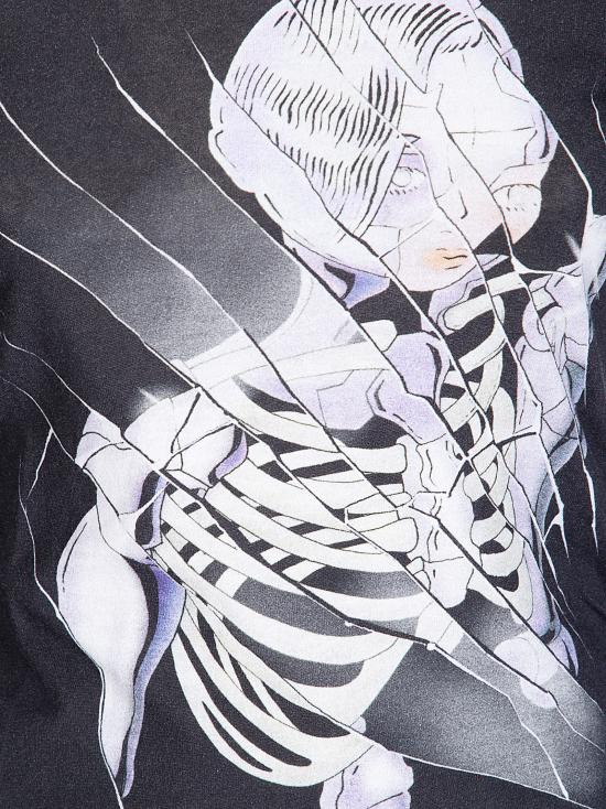 26SS 아워레가시 스트레인 슬림 롱슬리브 W2266SCA CYANGELPRT CYBERNETIC ANGEL PRINT - OUR LEGACY