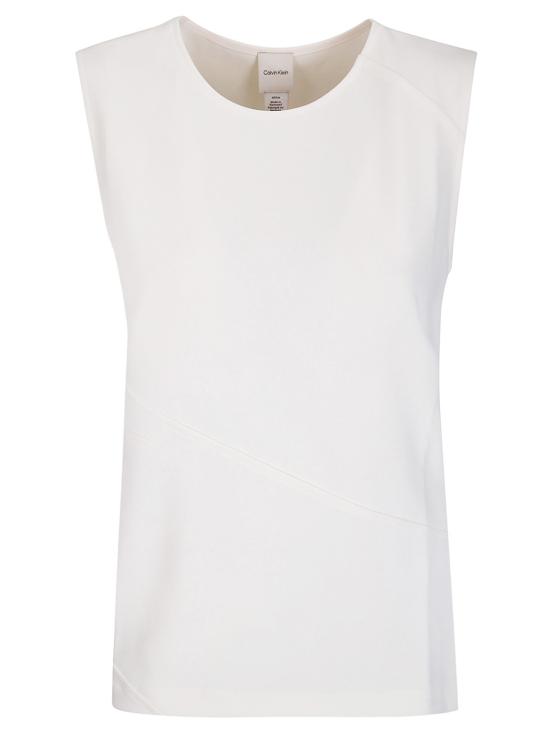 26SS CALVIN KLEIN STUDIO 반팔 티셔츠 LV044F267GYAS YAS TOFU