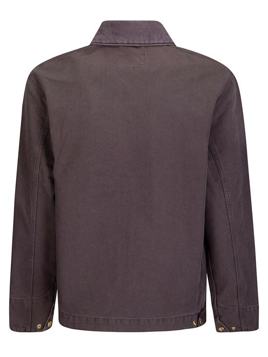 26SS 칼하트 WIP 스톤 캔버스 디트로이트 자켓 I034819 3MB4O SHALE SHALE STONE CANVAS - CARHARTT WIP