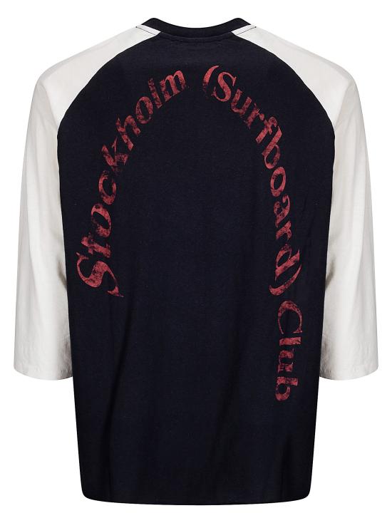 26SS 스톡홀름 서프보드 클럽 탑 U1000269 BlackWhite Black White - STOCKHOLM SURFBOARD CLUB