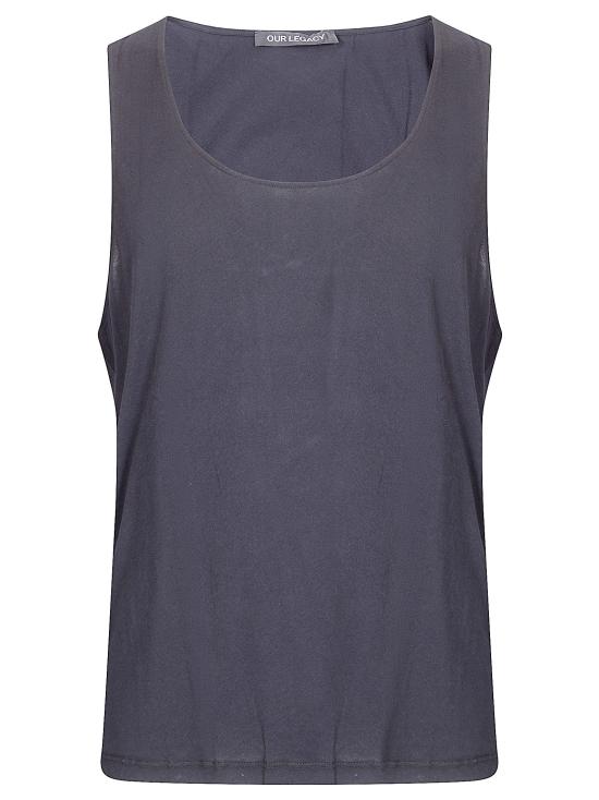 26SS 아워레가시 애슬레틱 탱크 레이븐 미스트 에어베일 코튼 M2266AR RAVEN