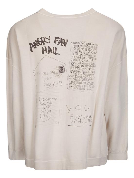 26SS 아워레가시 긴팔 티셔츠 M2266SA ARYFANMLPRT ANGRY FAN MAIL PRINT - OUR LEGACY