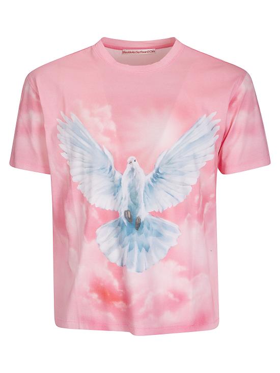 26SS 스톡홀름 서프보드 클럽 반팔 티셔츠 U1000279 Dove