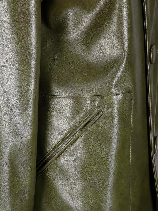 26SS MM6 메종마르지엘라 코트 S62AA0105M35465 727 Forest Green - MM6 MAISON MARGIELA