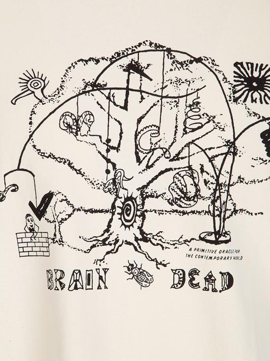 26SS 브레인데드 반팔 티셔츠 P26T00005062 NATURAL - BRAIN DEAD