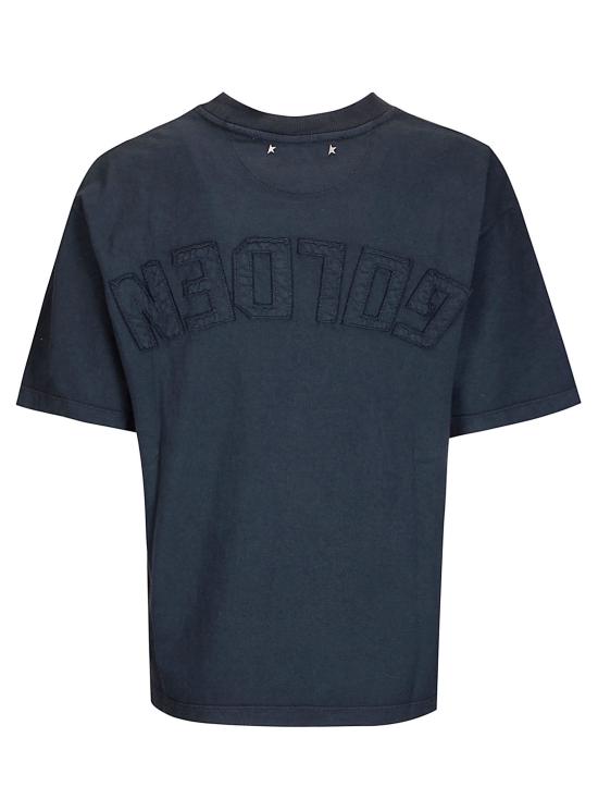 26SS 골든구스 반팔 티셔츠 GWP01874P001576 90456 WASHED BLACK - GOLDEN GOOSE