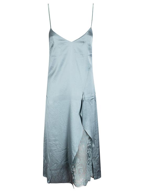 26SS 아크네 스튜디오 롱 원피스 A20926 ABC SAGE GREEN