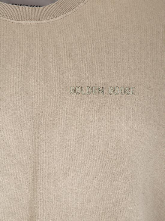 26SS 골든구스 반팔 티셔츠 GUP01873P002379 15878 BLEACHED WASHED BEIGE - GOLDEN GOOSE