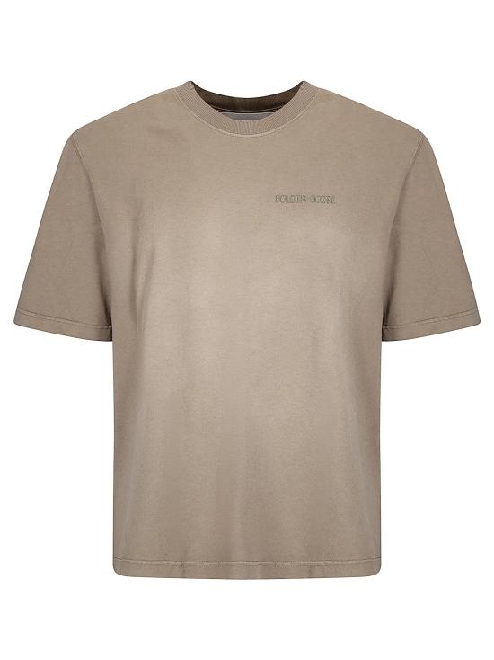 26SS 골든구스 반팔 티셔츠 GUP01873P002379 15878 BLEACHED WASHED BEIGE