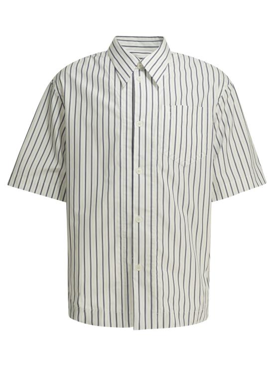 26FW 아미 포플린 반팔 셔츠 USH809 CO0220A074 White