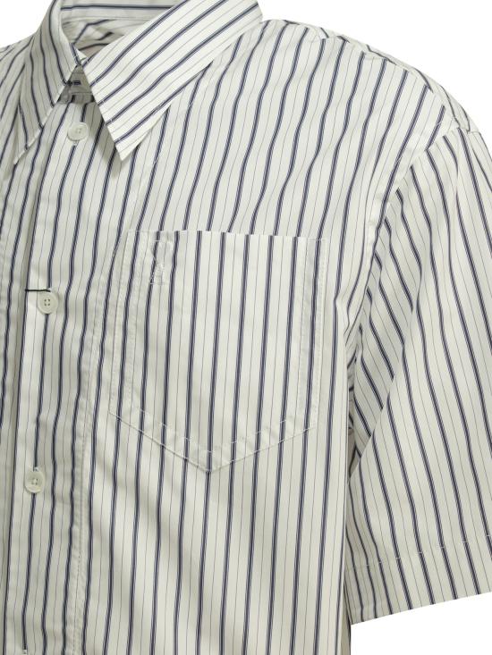 26FW 아미 포플린 반팔 셔츠 USH809 CO0220A074 White - AMI