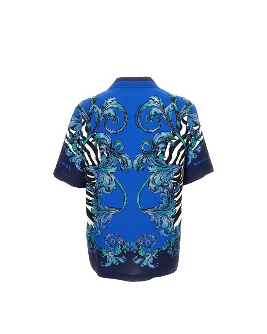 25SS 베르사체 반팔 셔츠 78GAL2BA NS620 288 cobalt MULTICOLOR - VERSACE