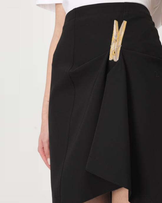 25SS 모스키노 숏 스커트 0102 3722 1555 NERO - MOSCHINO